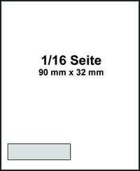 1/16 Seite in der RSZ Rohrdorf-Samerberg ZEITUNG
