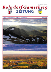 RSZ Rohrdorf-Samerberg ZEITUNG Ausgabe April 2016