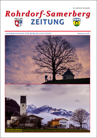RSZ Rohrdorf-Samerberg ZEITUNG Ausgabe Februar 2018