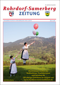 RSZ Rohrdorf-Samerberg ZEITUNG Ausgabe Mai 2018