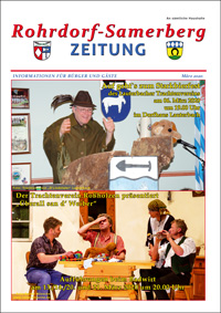 RSZ Rohrdorf-Samerberg ZEITUNG Ausgabe März 2020