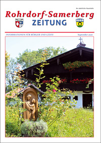 RSZ Rohrdorf-Samerberg ZEITUNG Ausgabe September 2020